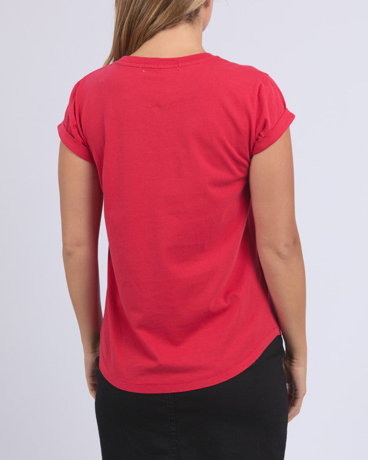 Signature Tee (Crimson Red)