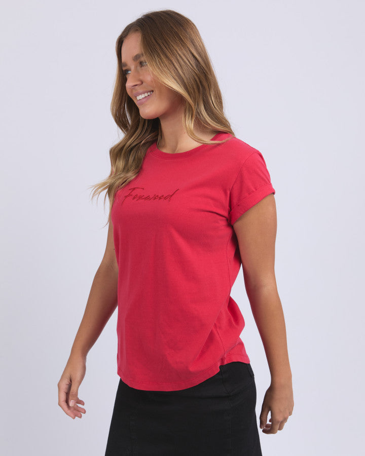 Signature Tee (Crimson Red)