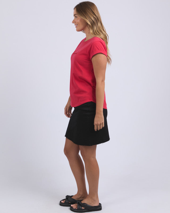 Signature Tee (Crimson Red)