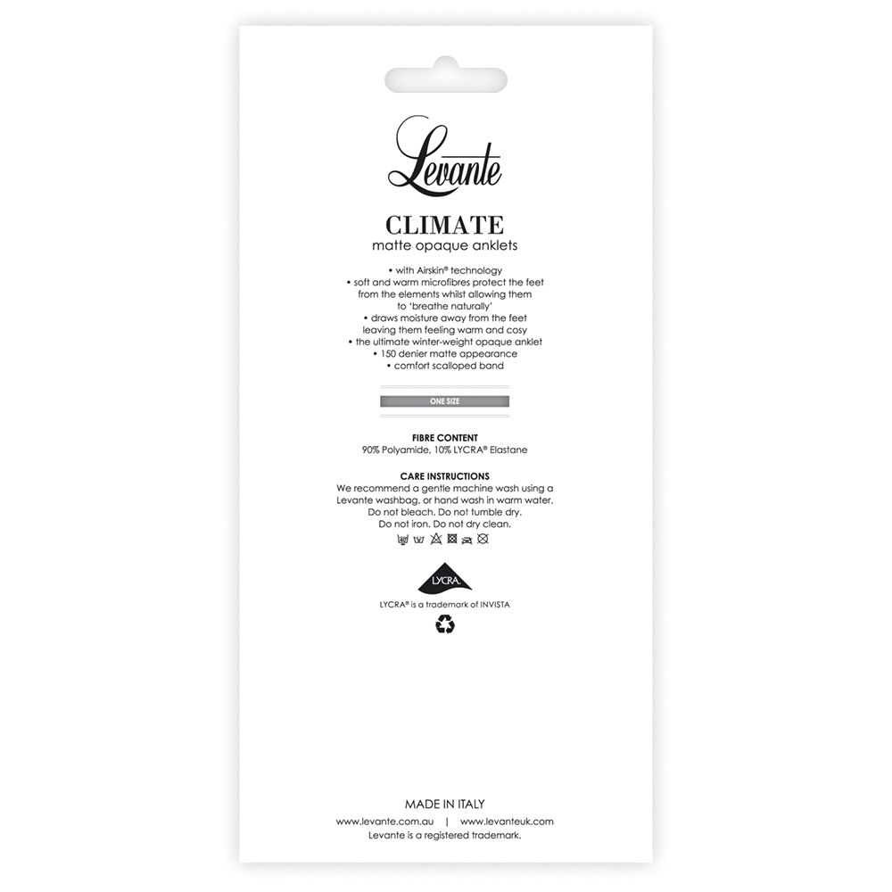 Climate Anklet (Nero)