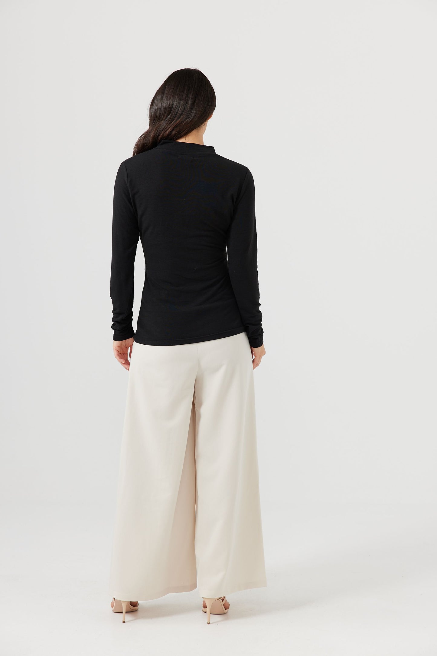 Marnie Long Sleeve Top (Black Jersey)