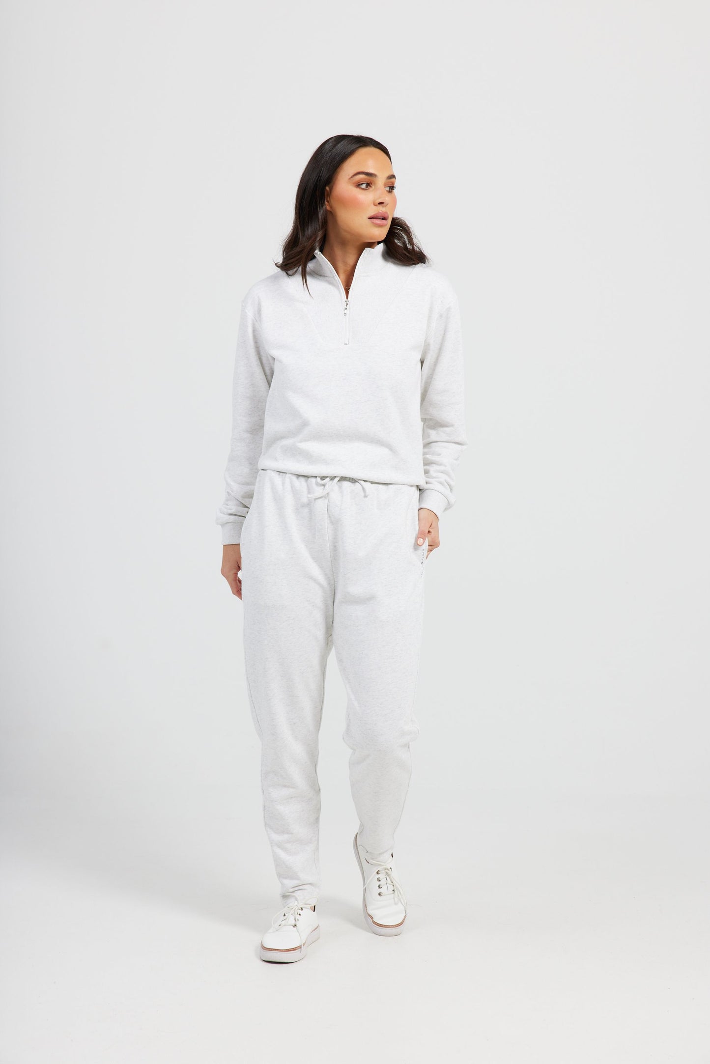 Walk in The Park Trak Pants (White Marle)