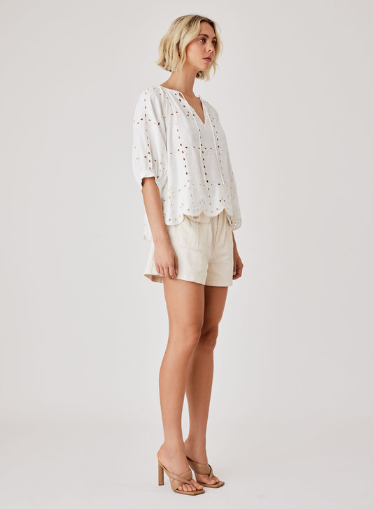 White Haven Blouse (White)