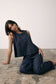 Revival Denim Top (Dark Blue Denim)