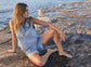 Riptide Denim Top (Light Blue)