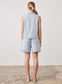 Riptide Denim Top (Light Blue)