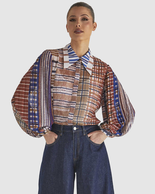 Rays Shirt (Navy Check)