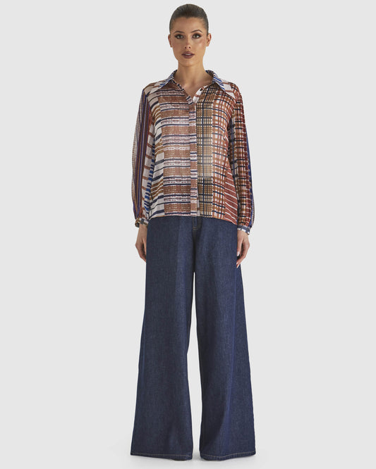 Rays Shirt (Navy Check)