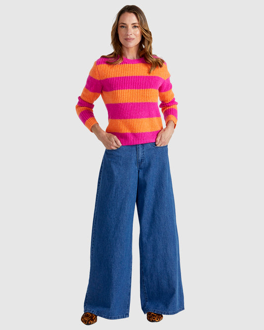 Santos Knit (Orange/Pink)