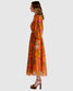 Panama Dress (Orange Floral)