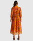 Panama Dress (Orange Floral)