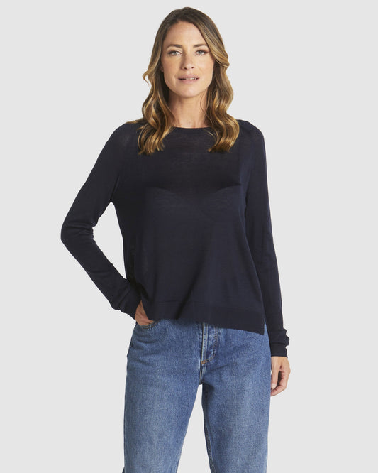 Reminiscent Knit (Navy)