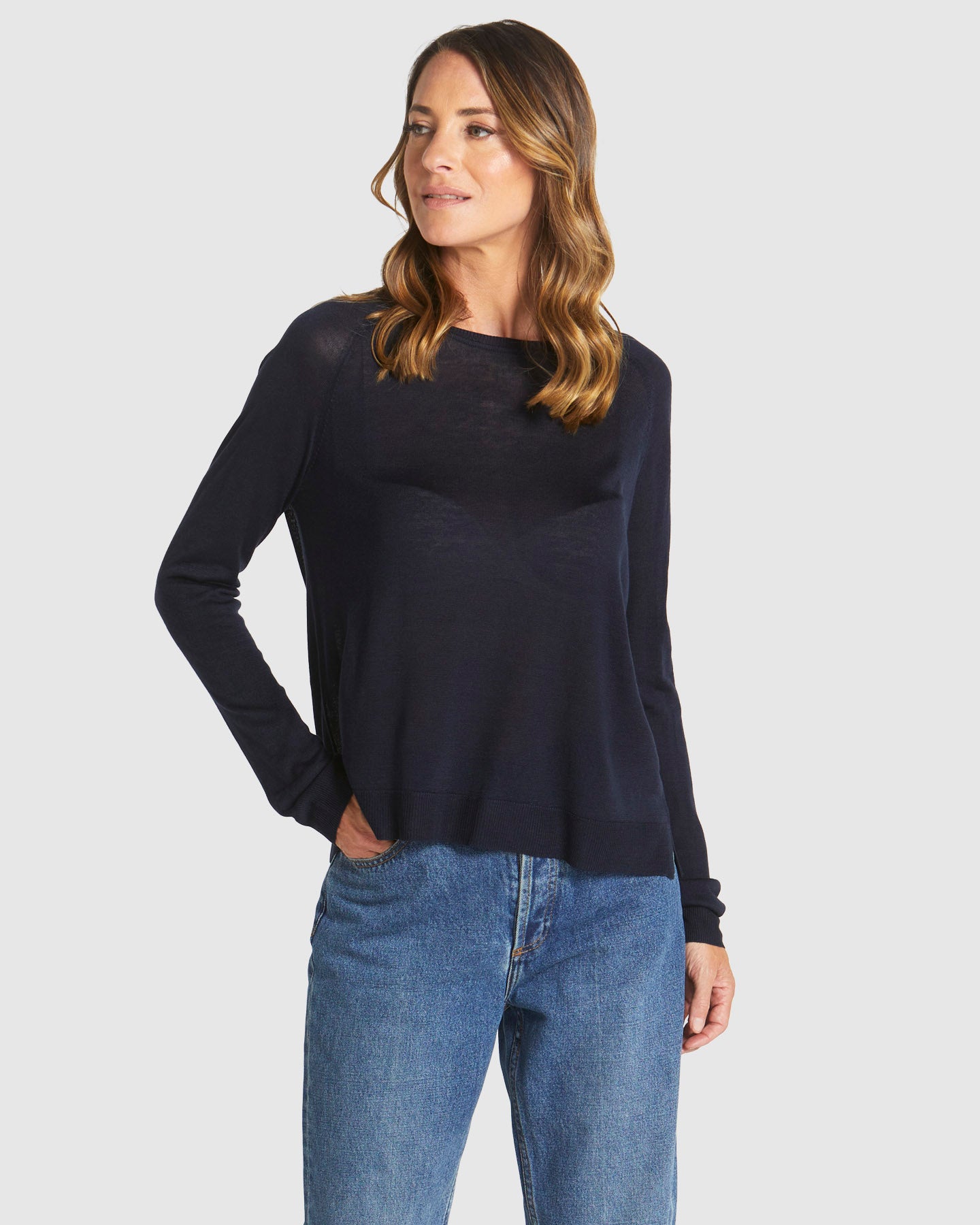 Reminiscent Knit (Navy)