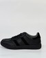 GoodSole 2001 Parallel Leather Slip-On Sneaker Black/Black | Women's Sneakers | Gretel Lane
