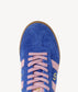 GoodSole 2001 Parallel Suede Sneaker Cobalt Blue and Pink | Women's Shoes | Gretel Lane