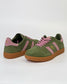 GoodSole 2001 Parallel Women' Sneaker in Sage & Pink Suede | Gretel Lane