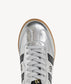 GoodSole 2001 Parallel Women's Lace-up Sneaker Silver/Black Metallic | Women's Sneaker | Gretel Lane