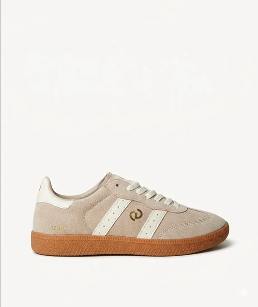 GoodSole 2001 Parallel Women's Lace-up Sneaker Tropical Taupe Suede | Women's Sneakers | Gretel Lane