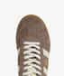 GoodSole 2001 Parallel Women's Suede Sneaker Walnut Brown/Ivory | Women's Footwear | Gretel Lane