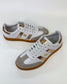 GoodSole 2001 Parallel Women's Sneaker in White/Gold Leather | Gretel Lane