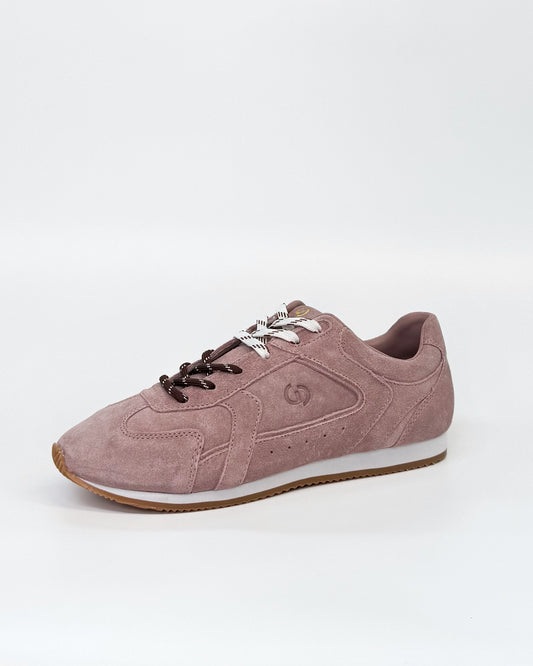 GoodSole Women's Pink Suede 3001 Balance Sneaker | Gretel Lane