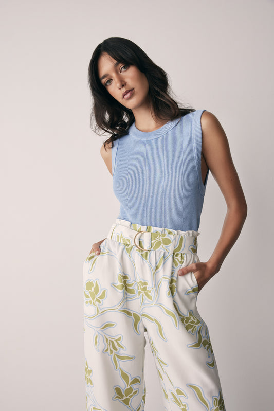 Tranquility Pant (Olive Floral)