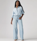 Levi Women's 318 Wide Leg Jeans in Light Blue | Gretel Lane