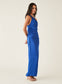 Balmy One Shoulder Dress (Ocean Blue)