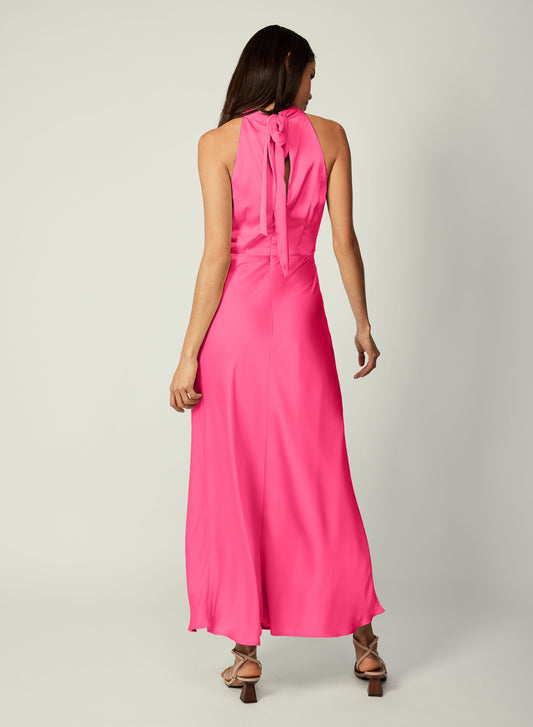Paris Midi Dress (Pink)