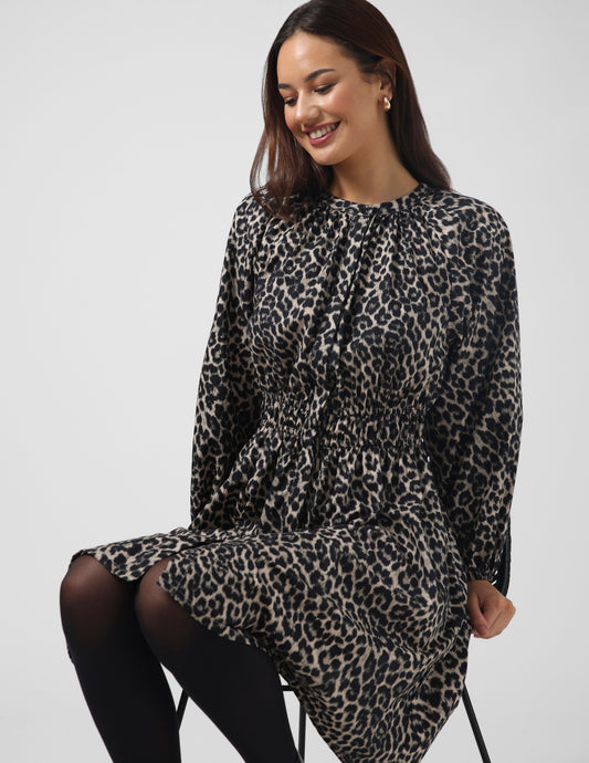 Abbie Dress (Leopard)