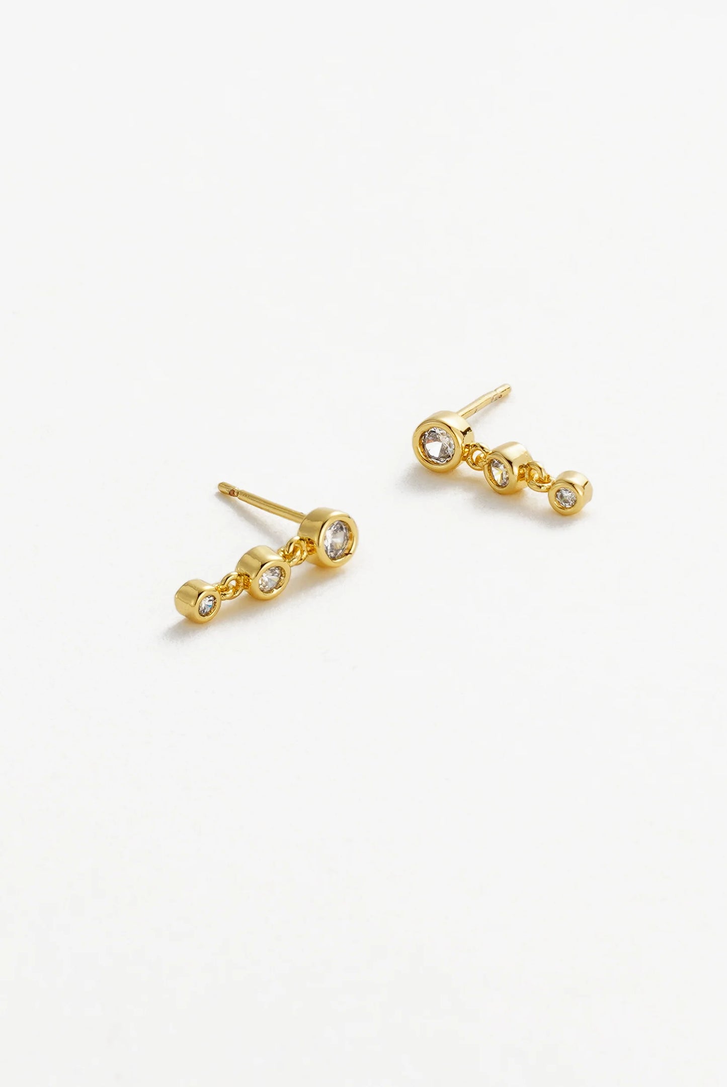 Abby Crystal Earring (Gold)