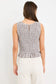 Acceptance Sleeveless Shell Top (Chocolate Gingham)