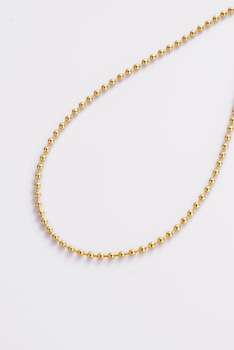 Zafino Women's Gold Ada Ball Chain Necklace | Gretel Lane