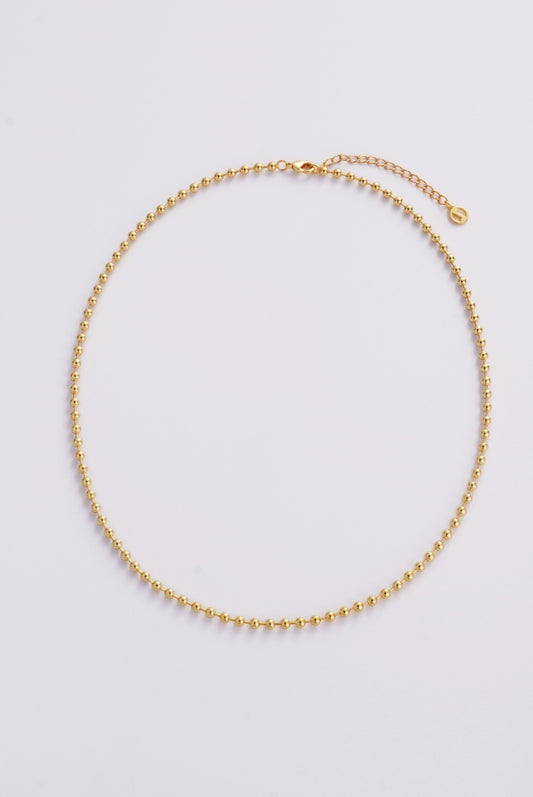 Zafino Women's Gold Ada Ball Chain Necklace | Gretel Lane