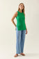 Adele Split Tank (Green)