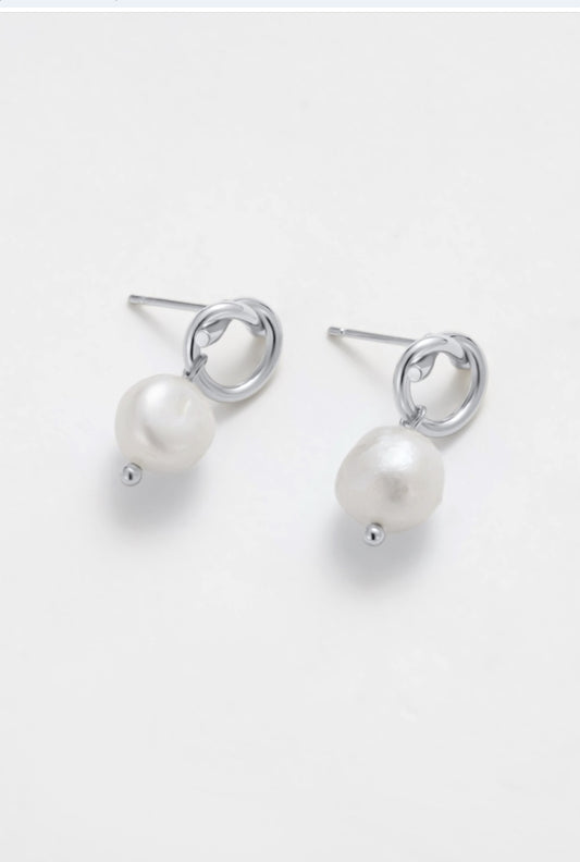 Zafino Alice Pearl Drop Earring Silver | Women's Jewellery | Gretel Lane