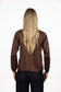 Humidity Women's Alina Tencel Blouse in Cocoa | Gretel Lane