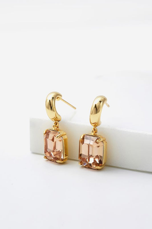 Ally Crystal Earring (Blush)