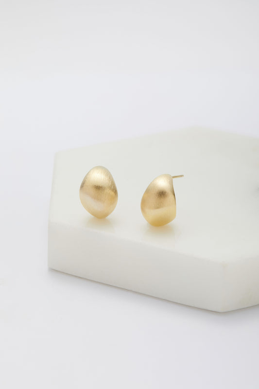 Ally Earring (Brushed Gold)