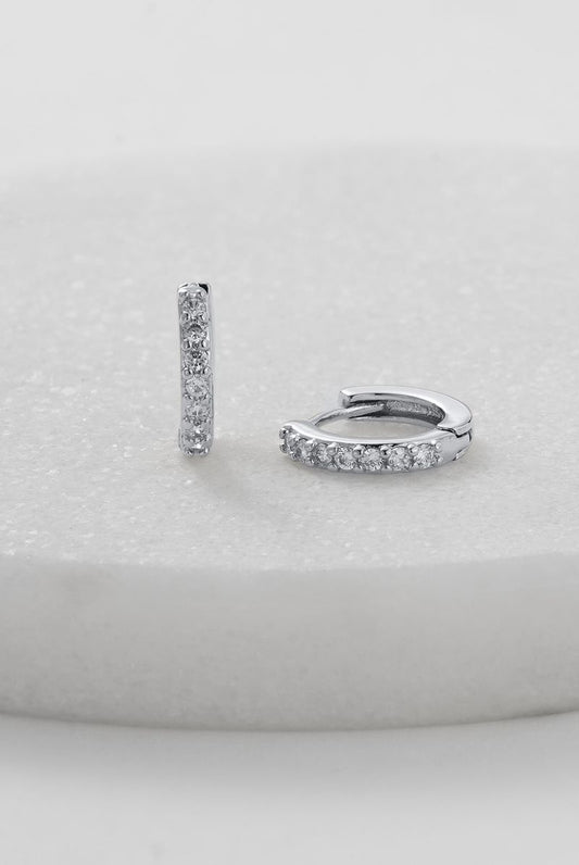 Ally Mini Huggie (Silver)