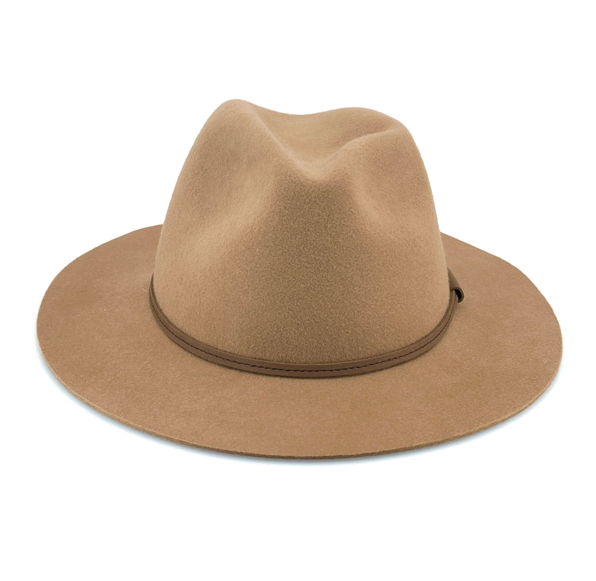 Rigon Headwear Alpine Soft Wool Felt Fedora Camel | Women's Hats | Gretel Lane