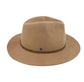 Rigon Headwear Alpine Soft Wool Felt Fedora Camel | Women's Hats | Gretel Lane