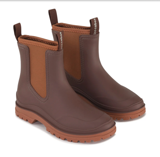 Los Cabos Women's Rain Boot | Amelia iin Chocolate | Gretel Lane