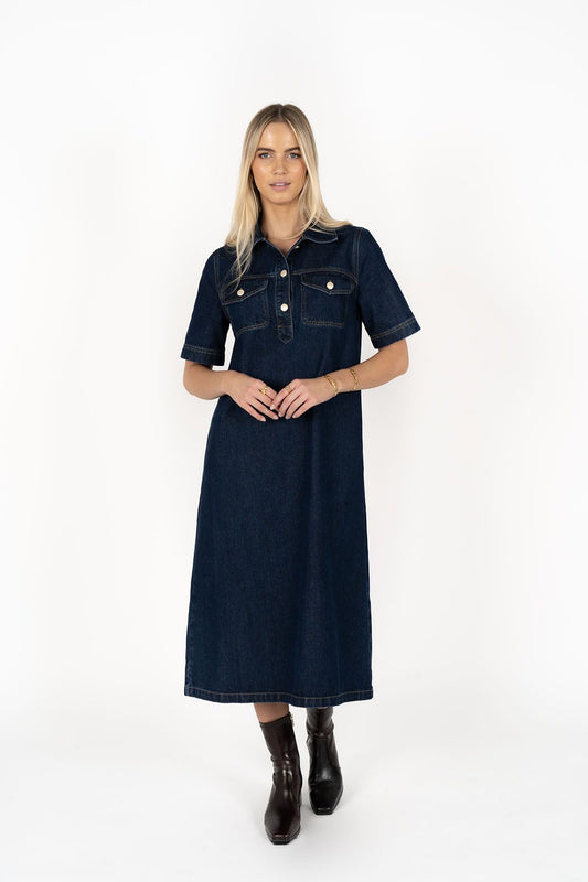 Amici Dress (Dark Blue)