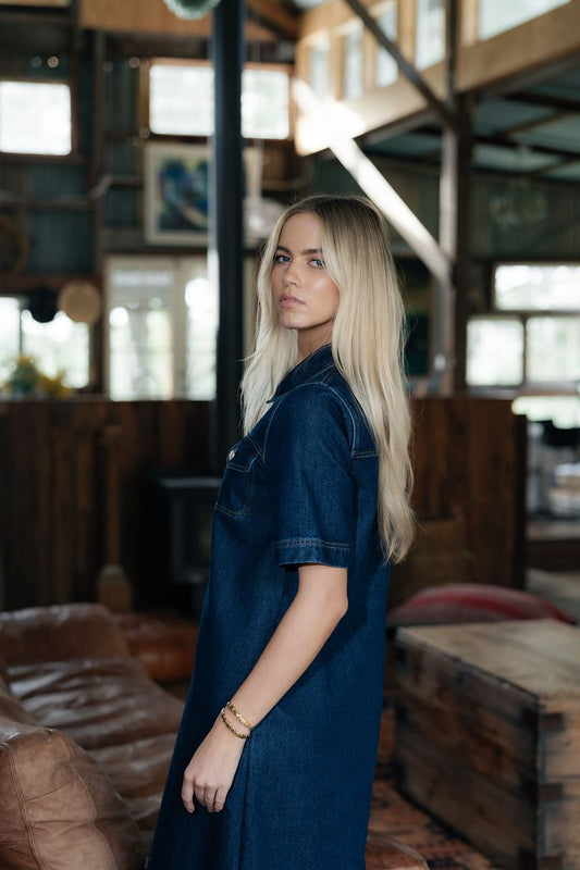 Amici Dress (Dark Blue)