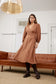 Amor Wrap Dress (Terracotta)