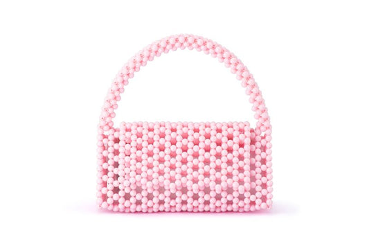 Amrita Bead Top Handle Bag (Pink)