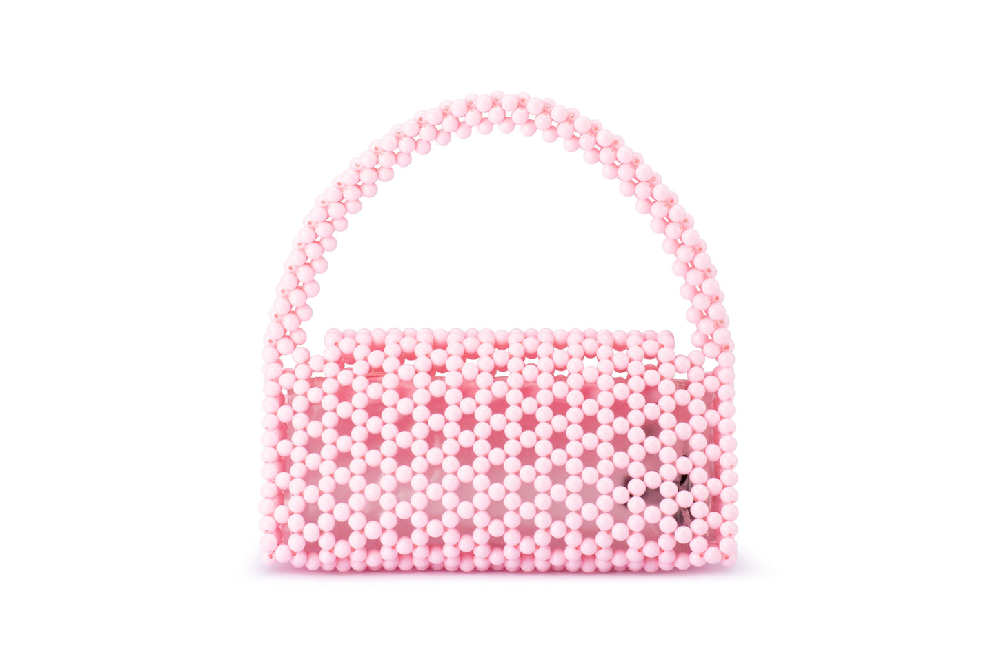 Amrita Bead Top Handle Bag (Pink)