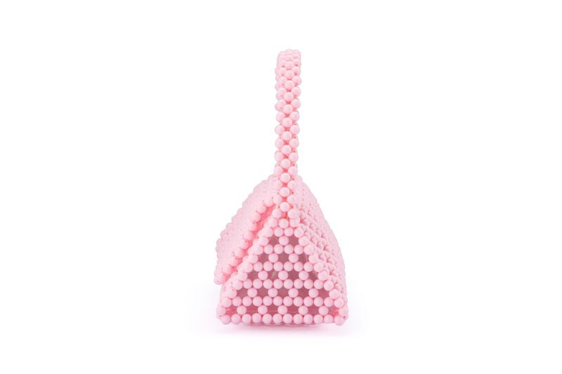 Amrita Bead Top Handle Bag (Pink)