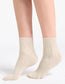 Angelina Cable Crew Sock (Chai)